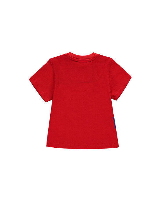 Kanz Kanz T-Shirt 1912501-2000 Czerwony Basic Fit