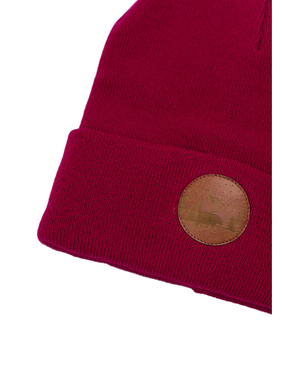 Kabak Kabak Czapka klasyczna beanie Czerwony