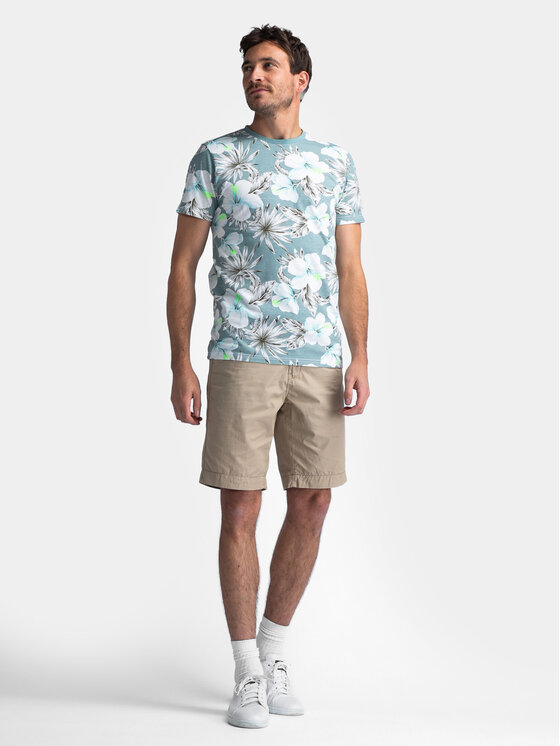 Petrol Industries Petrol Industries Шорти з тканини M-1040-SHO501 Бежевий Slim Fit