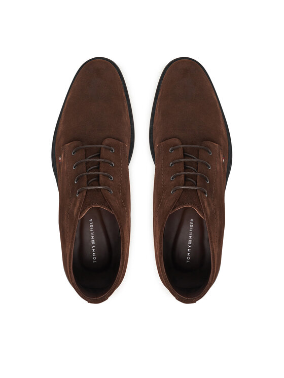 Tommy Hilfiger Tommy Hilfiger Gležnjarji Corporate FM0FM05579 Rjava