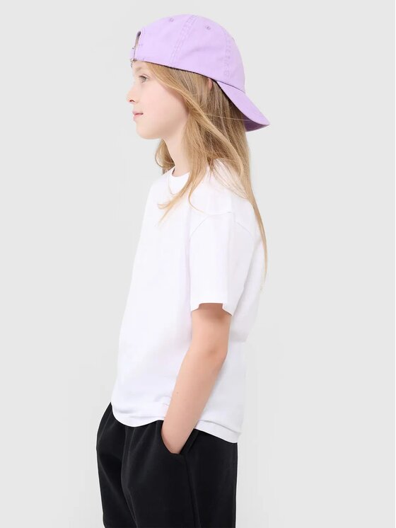 4F 4F T-shirt 4FJWMM00TTSHF2332-10S Bianco Regular Fit