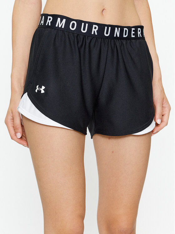 Under Armour Športové kraťasy Play Up Shorts 3.0 1344552 Čierna Loose Fit