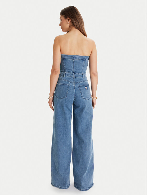 Guess Guess Kombinezons W5BD1F D4LU0 Zils Regular Fit