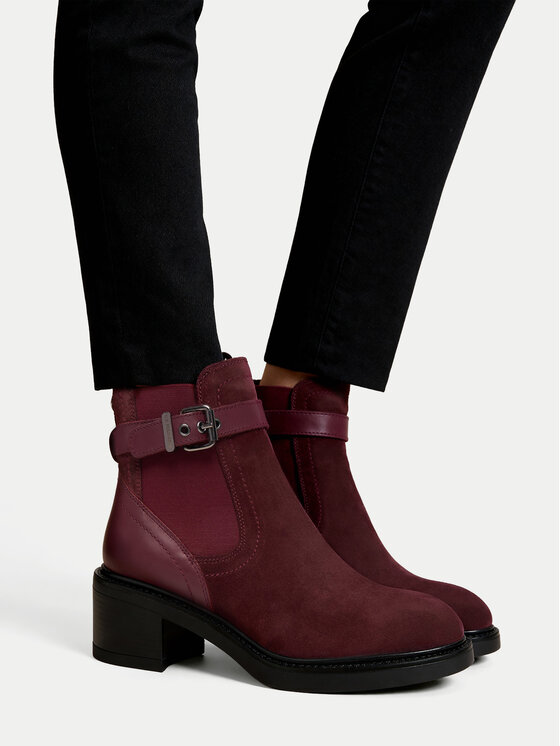 U.S. Polo Assn. U.S. Polo Assn. Stiefeletten CEO-KATERI001W/ELE1 Dunkelrot