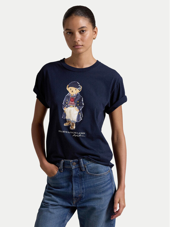 Női Póló Polo Ralph Lauren, Méret: XS, Sötétkék, 211947944001
