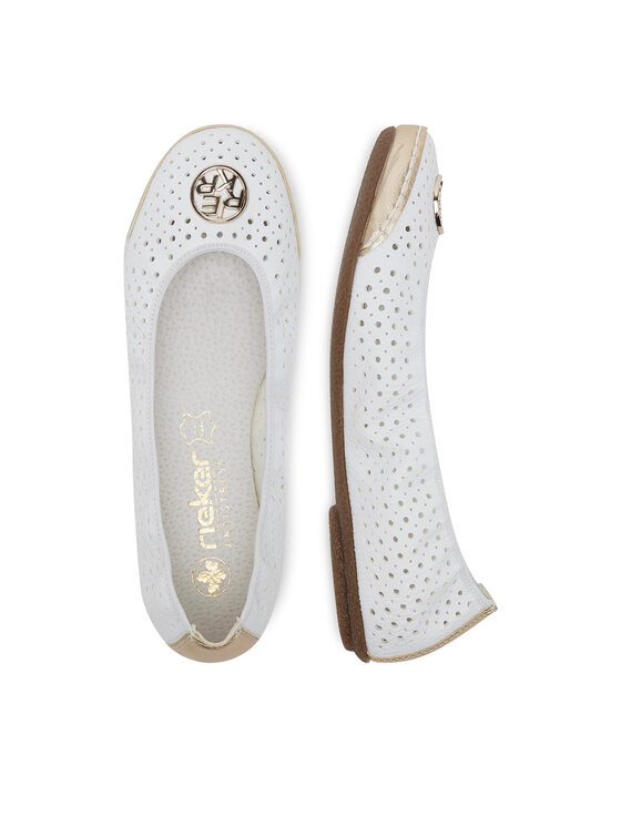 Rieker Rieker Ballerine 41459-80 Bianco