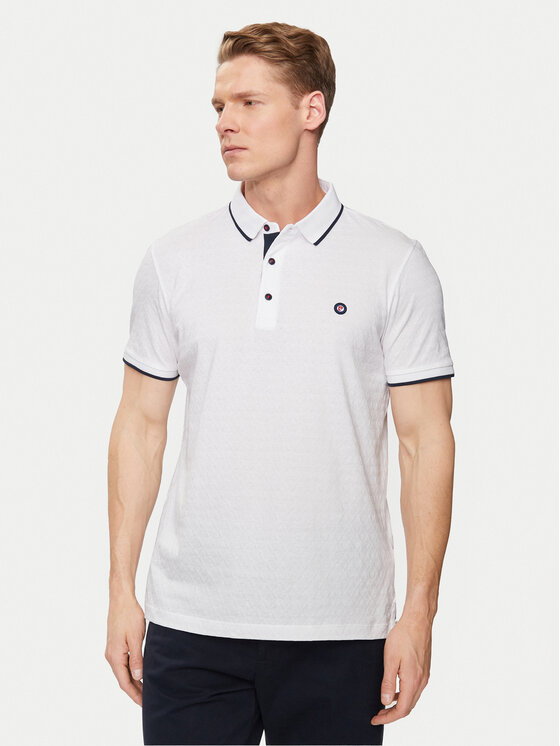 Pierre Cardin Polo C5 21274.2098 Balts Regular Fit