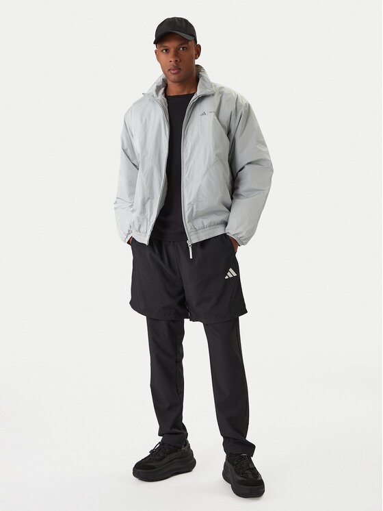 adidas adidas Pārejas jaka Moon Boot JM8923 Pelēks Loose Fit