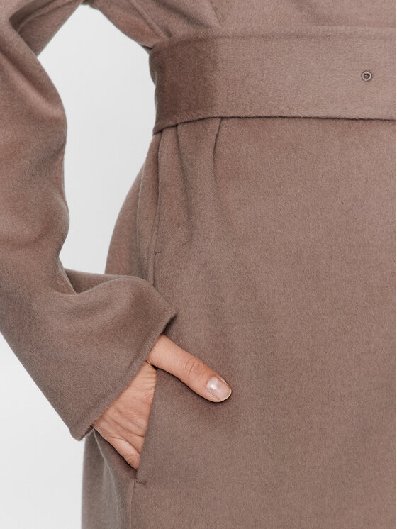 Calvin Klein Calvin Klein Palton de lână K20K205905 Gri Regular Fit
