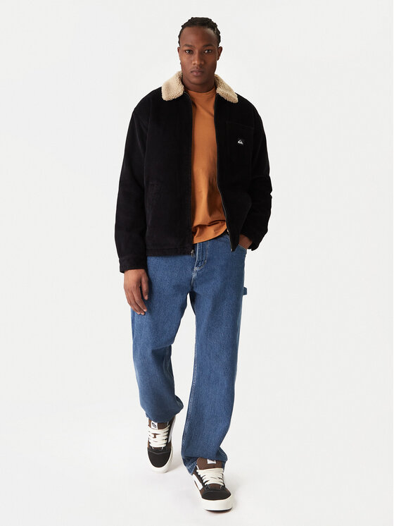 Quiksilver Quiksilver Geacă Dna Sherpa Harrington EQYJK04201 Negru Regular Fit