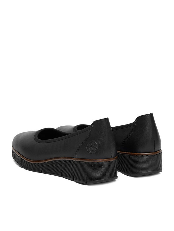 Rieker Rieker Półbuty 53755-00 Czarny