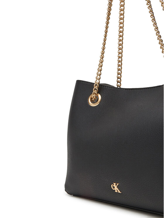 Calvin Klein Calvin Klein Torebka Minimal Monogram Shoulder Bag Wi LV04F3205G Czarny