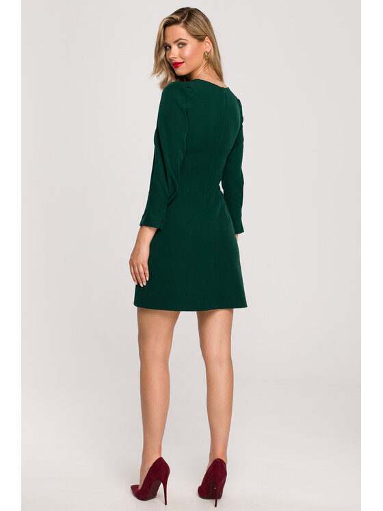 Makover Makover Večerní šaty K148 Zelená Ladies Fit