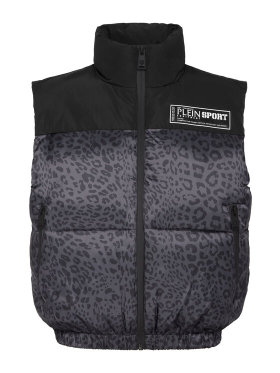 Plein Sport Plein Sport Bezrękawnik 10161 Czarny Regular Fit
