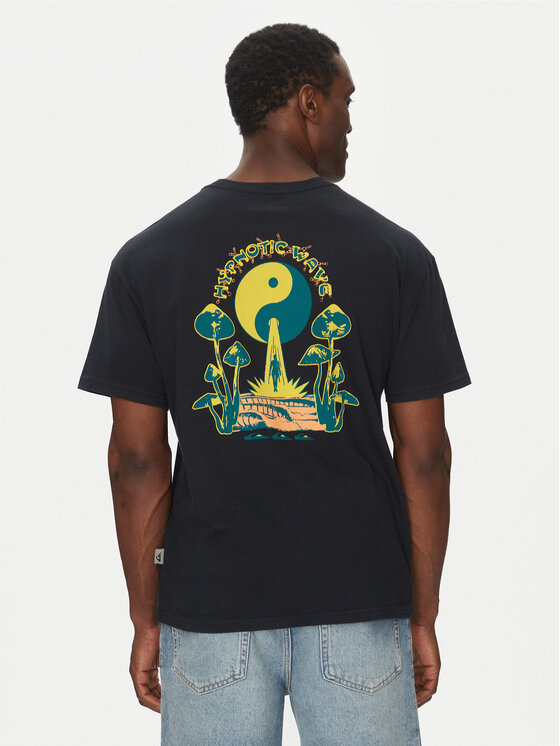 Quiksilver Quiksilver T-Shirt EQYZT08033 Czarny Regular Fit