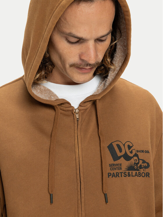 DC Shoes DC Shoes Суитшърт Parts Dep EDYSF03257 Кафяв Regular Fit