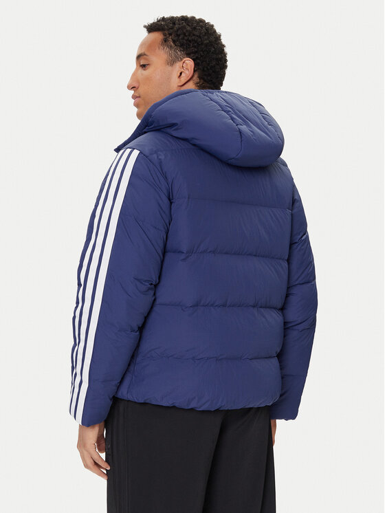 adidas adidas Geacă din puf Essentials Climawarm 3-Stripes JX7799 Bleumarin Regular Fit