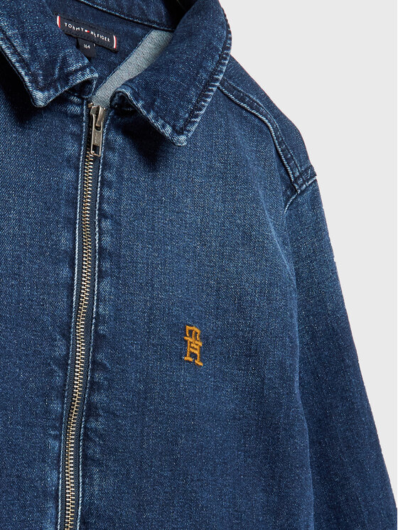 Tommy Hilfiger Tommy Hilfiger Džinsinė striukė Denim Ivy KB0KB07930 D Tamsiai mėlyna Relaxed Fit