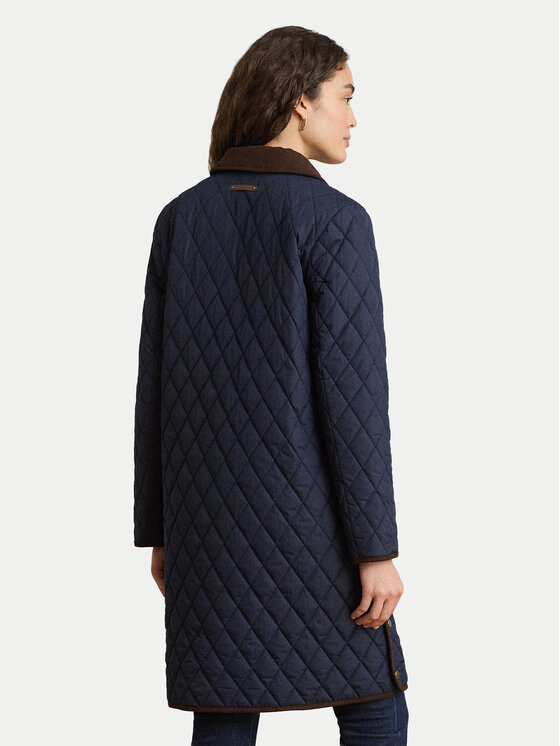 LAUREN RALPH LAUREN LAUREN RALPH LAUREN Prijelazna jakna Crested 3/4 Quilt 297P18059004 Tamnoplava Regular Fit