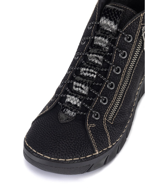 Rieker Rieker Botine 55048-00 Negru
