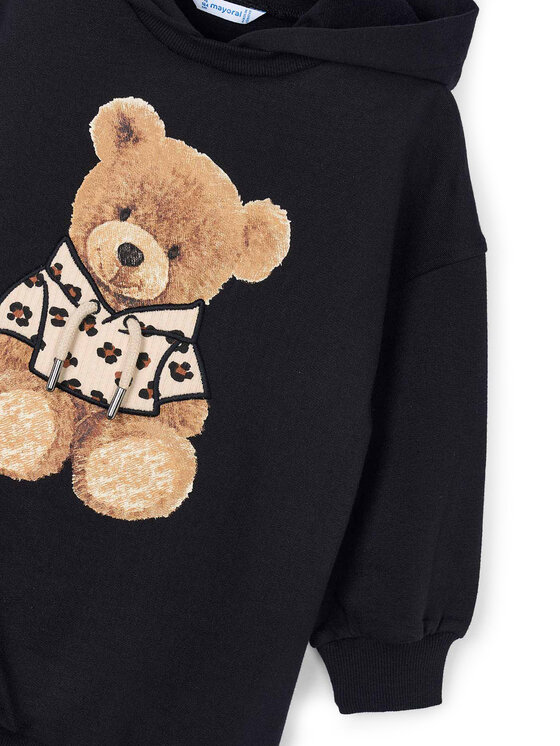 Mayoral Mayoral Трикотажна сукня 4928 Чорний Regular Fit