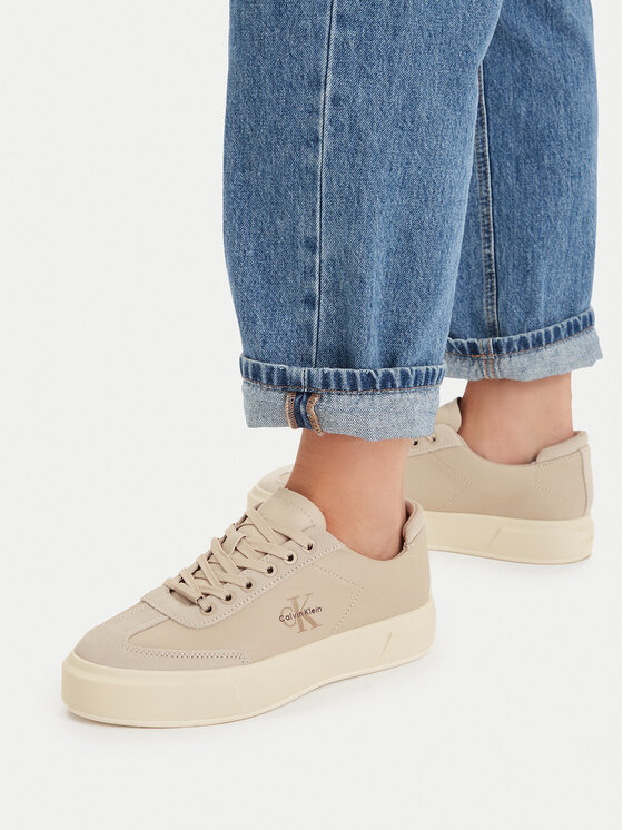 Calvin Klein Superge Basket Cups Lup Wt Lth Su HW0HW02984 Bež