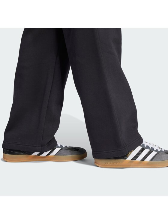 adidas adidas Spodnie materiałowe 150893 Czarny Loose Fit