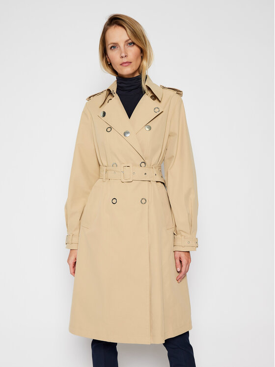 Guess Guess Trenčkot Peggy W1RL00 WDO40 Béžová Regular Fit