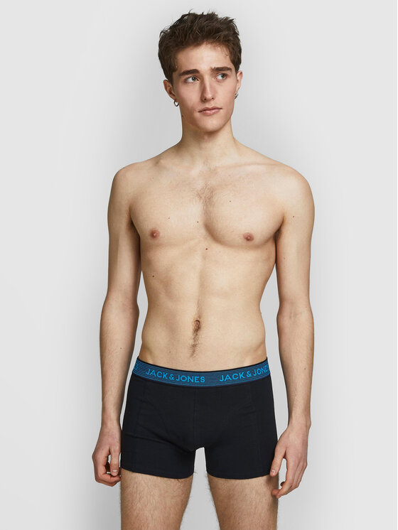 Jack & Jones Jack & Jones Súprava boxeriek Waistband 12127816 Čierna