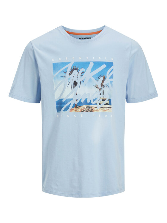 Jack&Jones Junior Jack&Jones Junior Футболка Colton 12269809 Блакитний Regular Fit