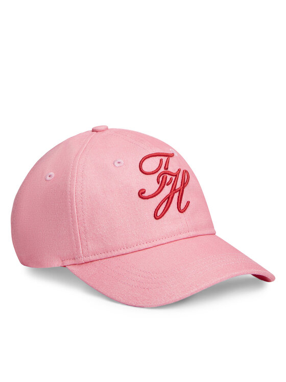 Tommy Hilfiger Șapcă Logo Embroidery Baseball Cap AW0AW18338 Roz