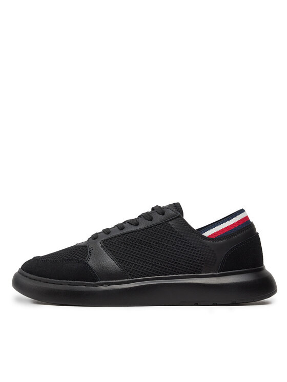 Tommy Hilfiger Tommy Hilfiger Sneakersy Lightweight Cup Seasonal Mix FM0FM04961 Czarny