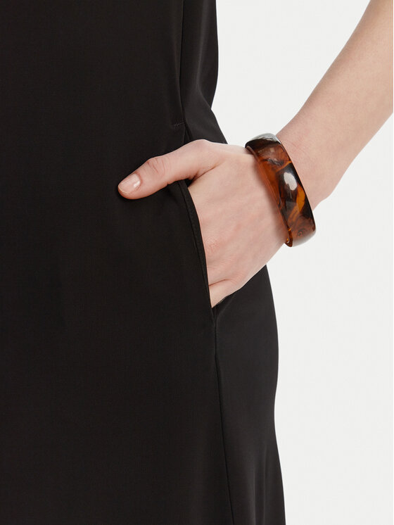 Max Mara Max Mara Sukienka koktajlowa Verbena 2516621068 Czarny Regular Fit