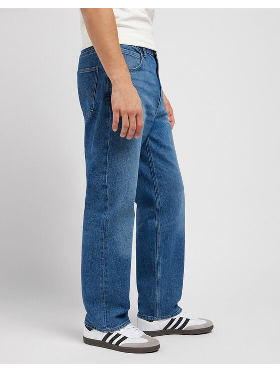 Lee Lee Jeansy ASHER Niebieski Loose Fit