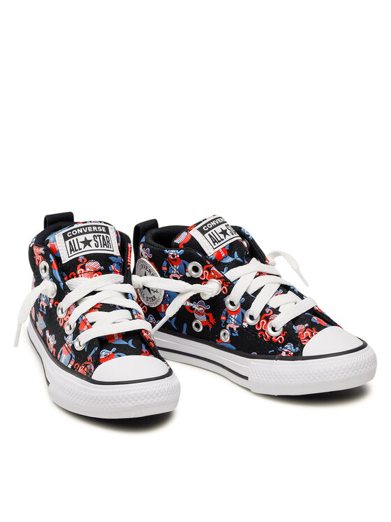 Converse Converse Tenisice Chuck Taylor All Star Street Mid 672732C Crna