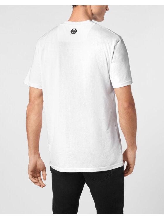PHILIPP PLEIN PHILIPP PLEIN T-shirt 11643 Bianco Regular Fit