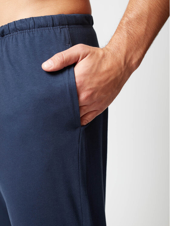Huber Huber Kalhoty z materiálu 117104 Tmavomodrá Comfortable Fit