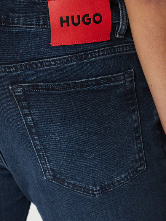 HUGO HUGO Traperice 50530610 Plava Slim Fit