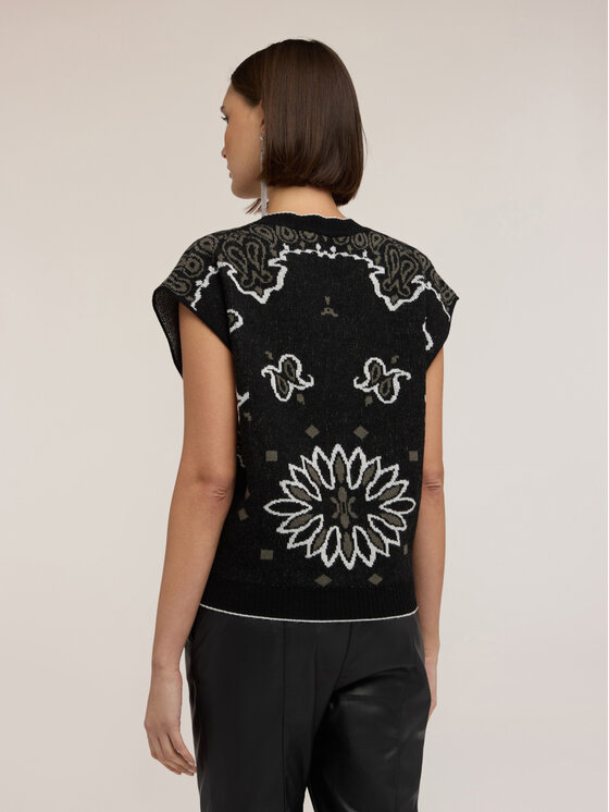 Motivi Motivi Maglione M184W003886N0S5 Nero Regular Fit