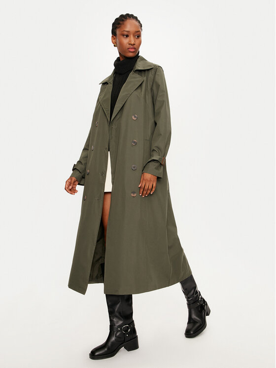 Brave Soul Brave Soul Trench LJK-AYERMXDKHA Kaki Regular Fit