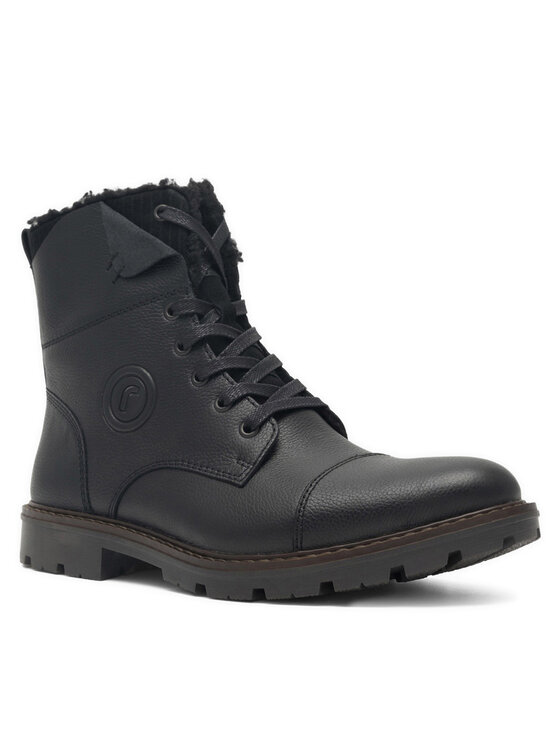 Rieker Rieker Schnürschuhe 32133-00 Schwarz