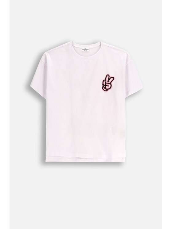 Coccodrillo Coccodrillo T-Shirt ZC5143204LGD-001 Bílá Regular Fit