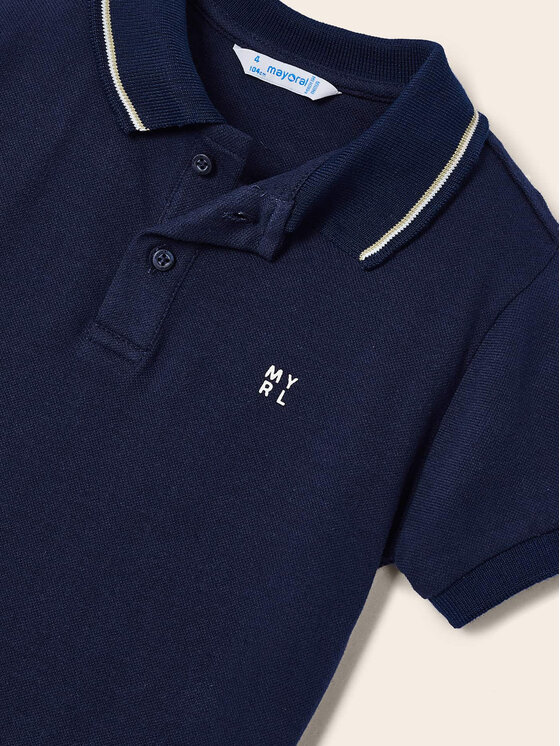 Mayoral Mayoral Komplet polo i spodenki 3241 Kolorowy Regular Fit