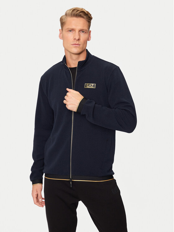 Męska Bluza EA7 Emporio Armani, Rozmiar L, Granatowa, 7M000036 AF10344 UB102