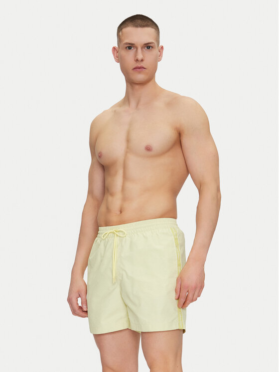 Calvin Klein Swimwear Calvin Klein Swimwear Kupaće gaće i hlače KM0KM01109 Žuta Regular Fit