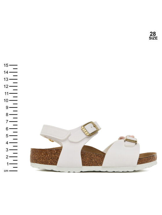 Birkenstock Birkenstock Sandały Rio Flowers As Kids 1029561 S Biały