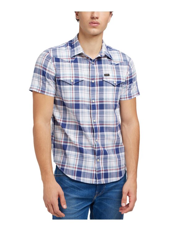 Lee Lee Camicia 112349936 Blu Regular Fit