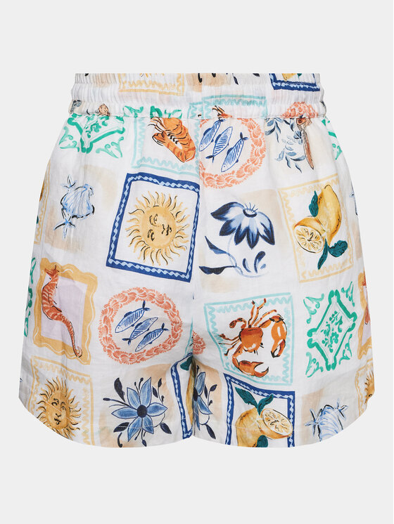 Seafolly Seafolly Strandshorts Wish You Where Here 55181-SH Bunt Regular Fit