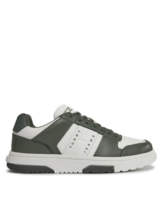 Tommy Jeans Snīkeri Tjm Leather Cupsole 2.0 EM0EM01283 Balts