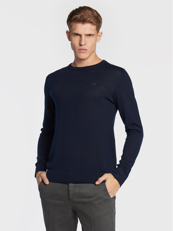 Lindbergh Pulover 30-81069 Bleumarin Regular Fit